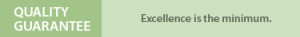 quality guarantee banner graphic