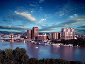Covington Kentucky skyline